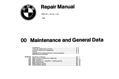 Maintenance and General Data